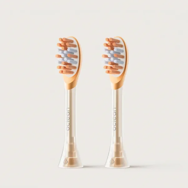 Têtes de rechange Easy Clean P1K2, lot de 2 (orange), Oclean