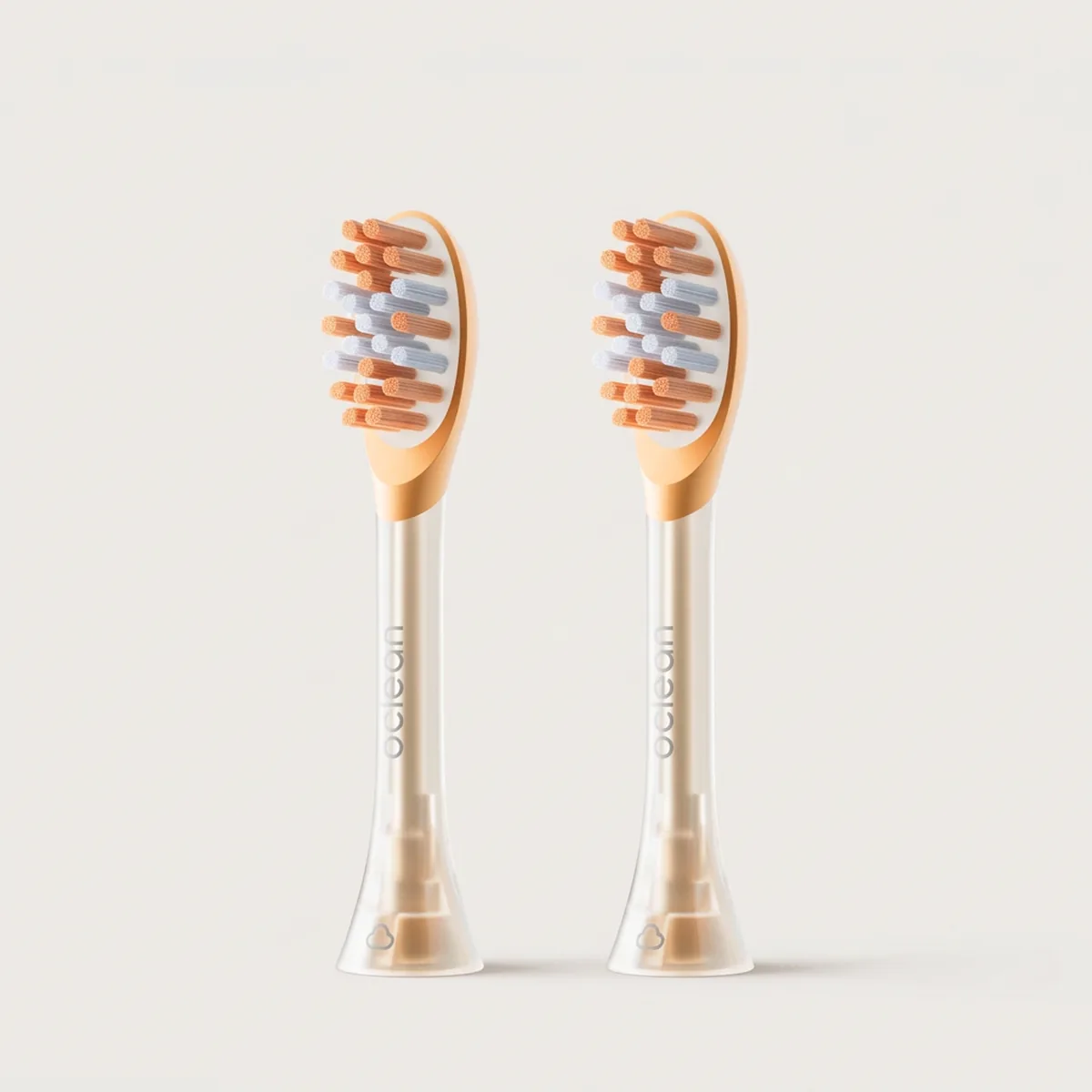Têtes de rechange Easy Clean P1K2, lot de 2 (orange), Oclean
