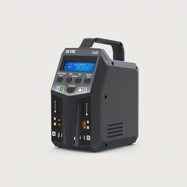Chargeur de batteries double T200, 2 × 100 W, SkyRC